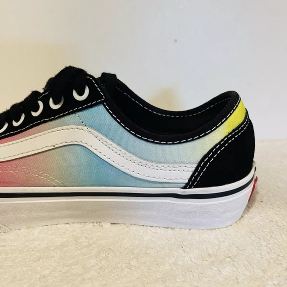 Size 8.5 Women-7 Men Vans Ultra Cush Multi Color ￼ Old-School Skate Shoe. - Picture 7 of 16